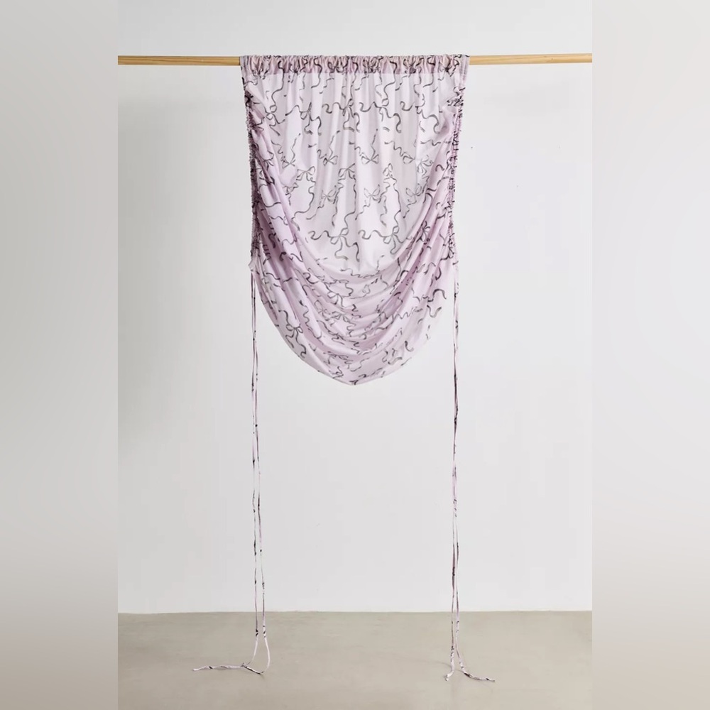 Urban outfitters bows Roman shades curtains purple - Picture 4 of 6